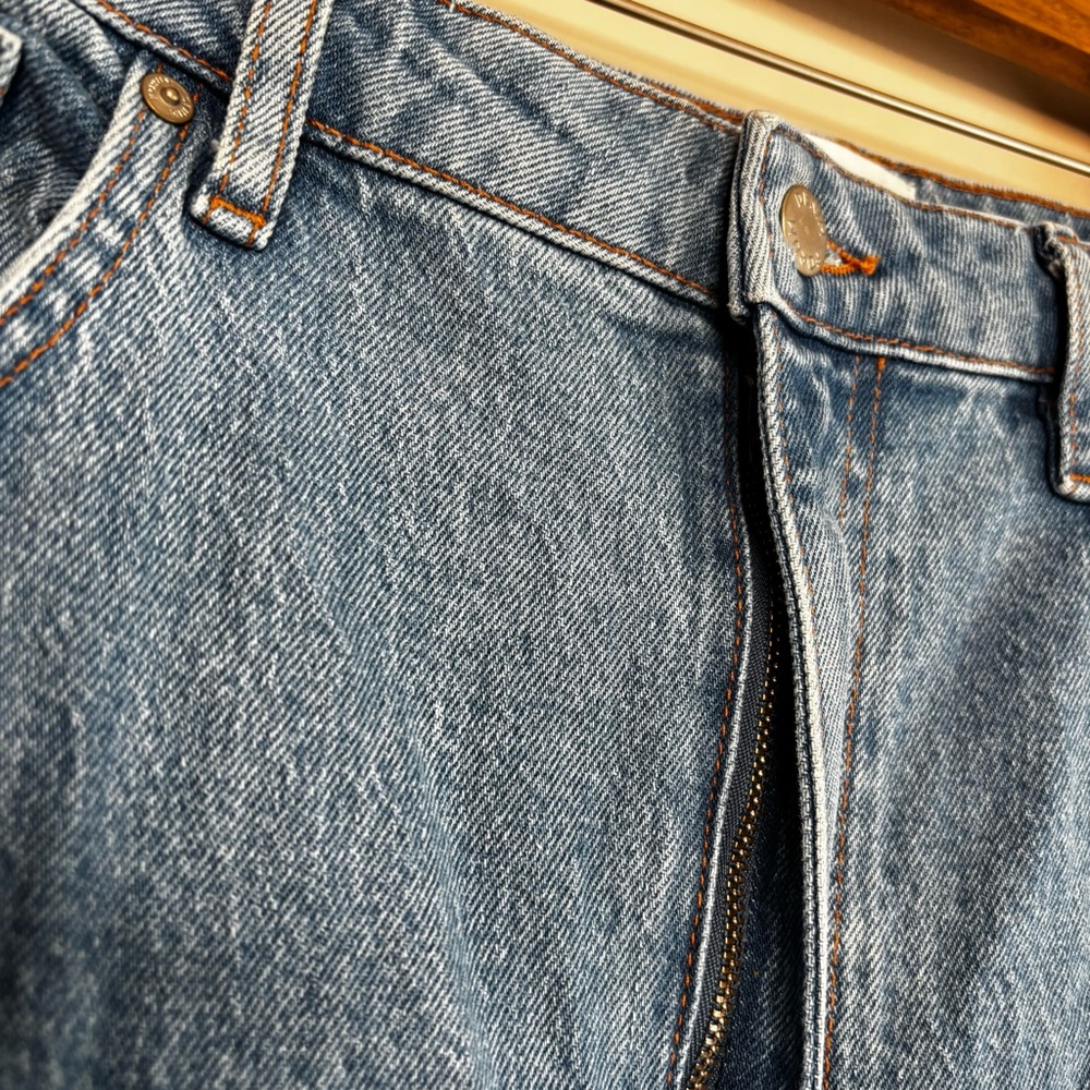 Denim Forum Rowan Super High Rise Straight Jean 32 32L - Picture 10 of 14
